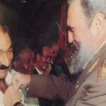 The three embraces of Labor Hero Abundio Sánchez Varona to Fidel Castro