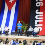 Díaz-Canel participates in Cuba solidarity meeting