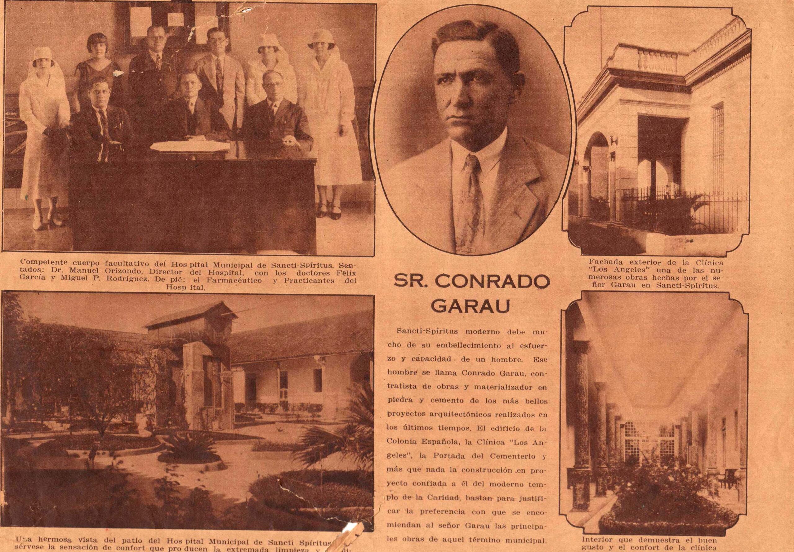 Conrado Garau and his mark on the architecture of Sancti Spíritus