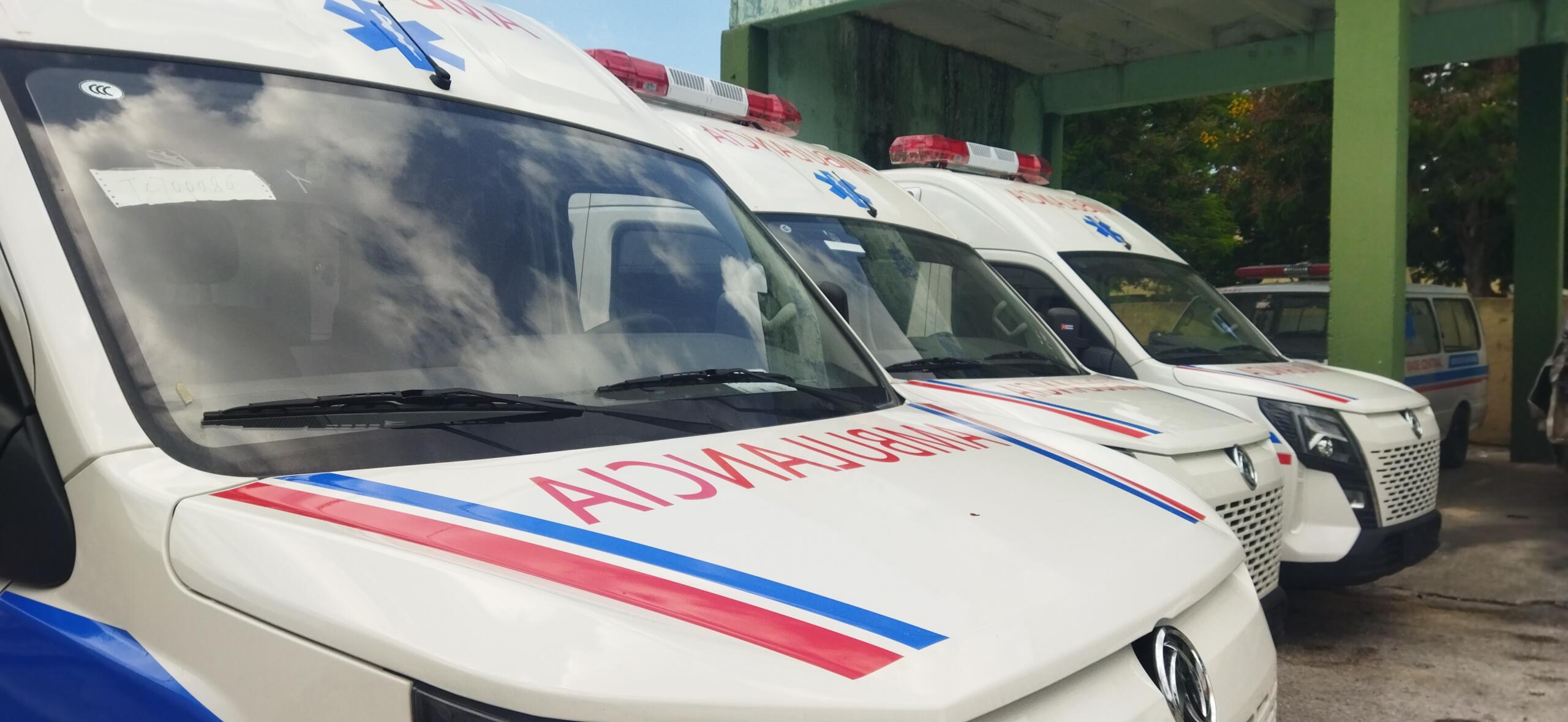 Sancti Spíritus adds four new ambulances to the emergency medical system
