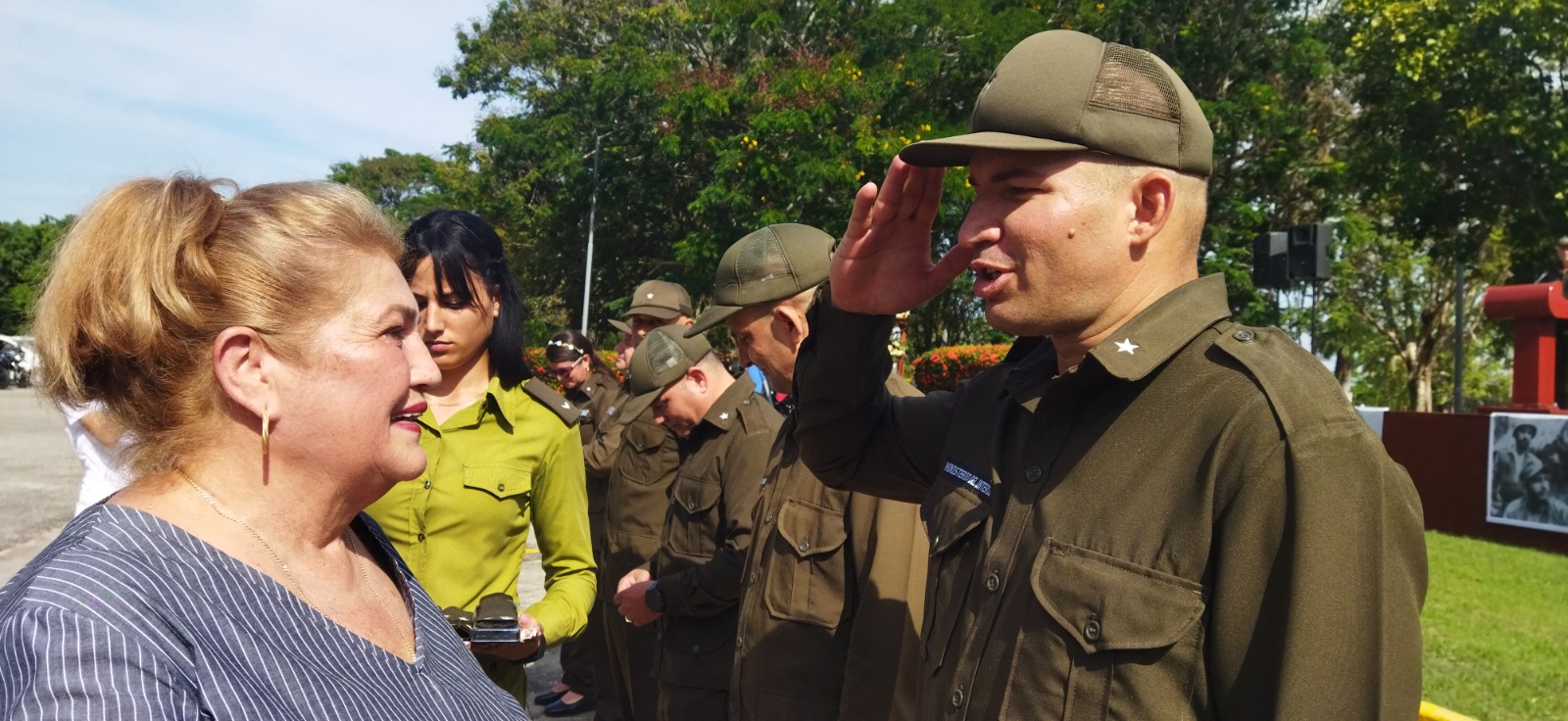 Promotions and awards marked the celebration of the 65th anniversary of the Ministry of the Interior in Sancti Spíritus