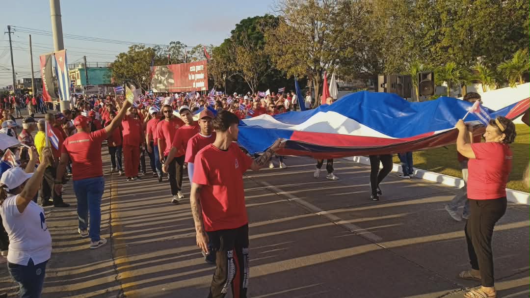 May Day Parade in Sancti Spíritus