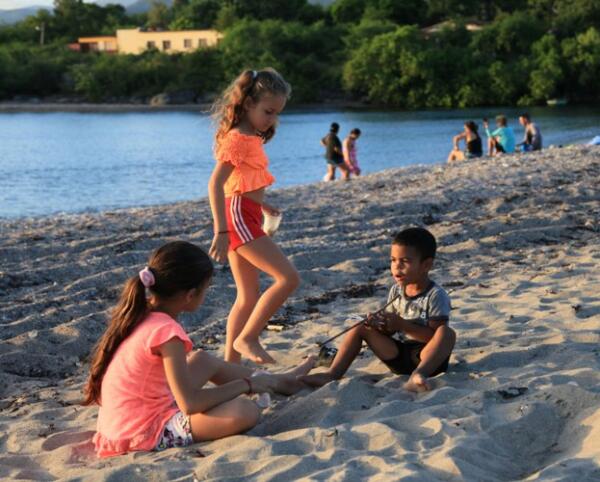 Warming up the summer at La Boca beach