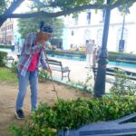 María Sánchez’s long days after the communal cleanup