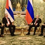 The President Miguel Díaz-Canel held Meetings with United Russia Party Officials