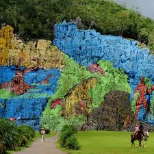 Prehistoric Mural in Viñales, Pinar del Río