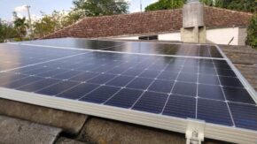 Installation of solar panels completes in vital centers of the province