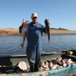 La hombrada de los pescadores espirituanos en la presa Zaza