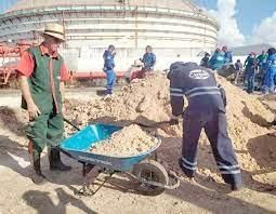 Comienza montaje del fondo del primer tanque en base de supertanqueros de Matanzas (+ Video)