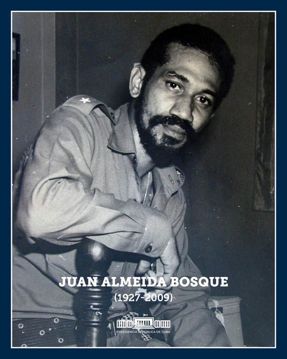 Recuerda Cuba al Comandante de la Revolución Juan Almeida