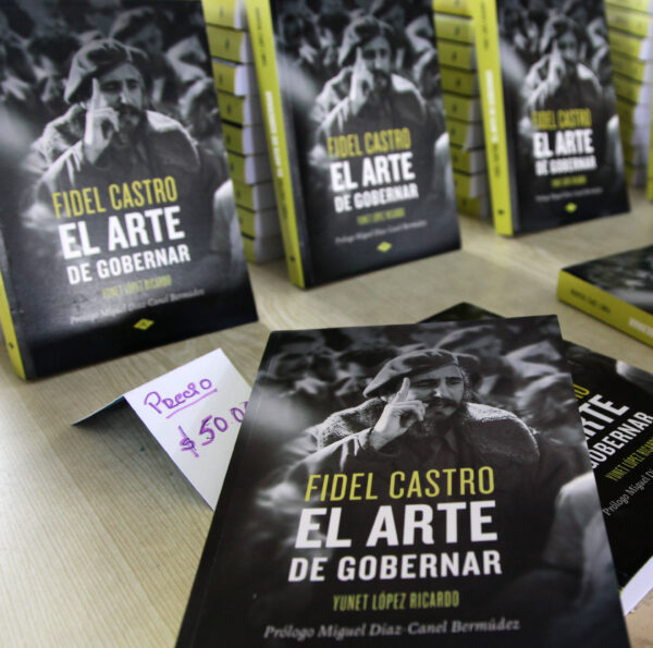 El texto Fidel, el arte de gobernar, fue presentado hoy en Sancti Spíritus. Foto: Oscar Alfonso Sosa.