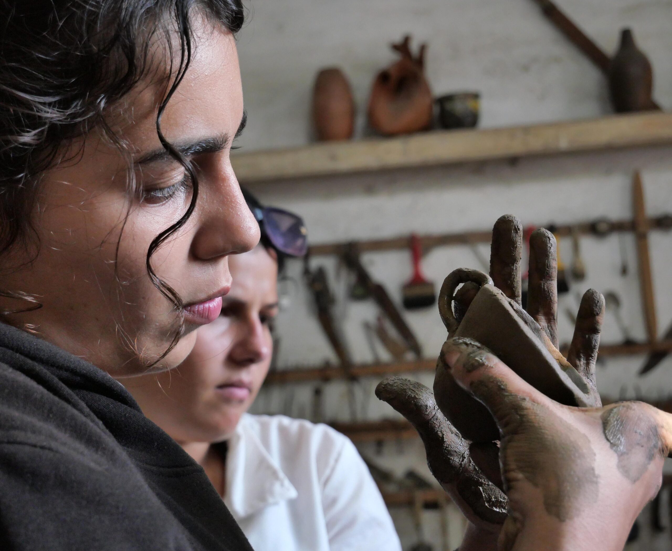 Ternura y creatividad en primer plano