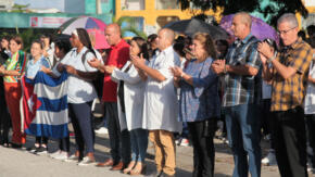 Universidad médica espirituana respalda a Venezuela (+ fotos)