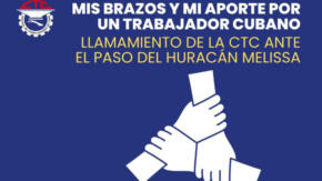 Movimiento obrero de Fomento recoge donativos para damnificados en el oriente cubano