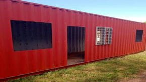 Avanza en Sancti Spíritus construcción de viviendas a partir de contenedores