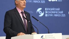 Presidente cubano participa en sesión plenaria del IV Foro Económico Euroasiático