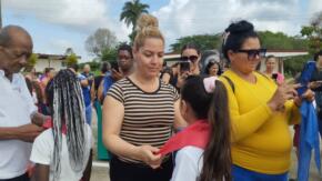 Más de cuatro mil pioneros espirituanos protagonizan el cambio de atributo