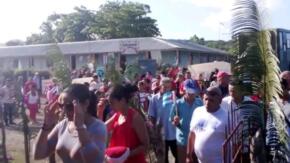 Celebración obrera asciende a la serranía de Fomento