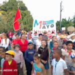 Comunidades de Jatibonico se suman a celebración obrera