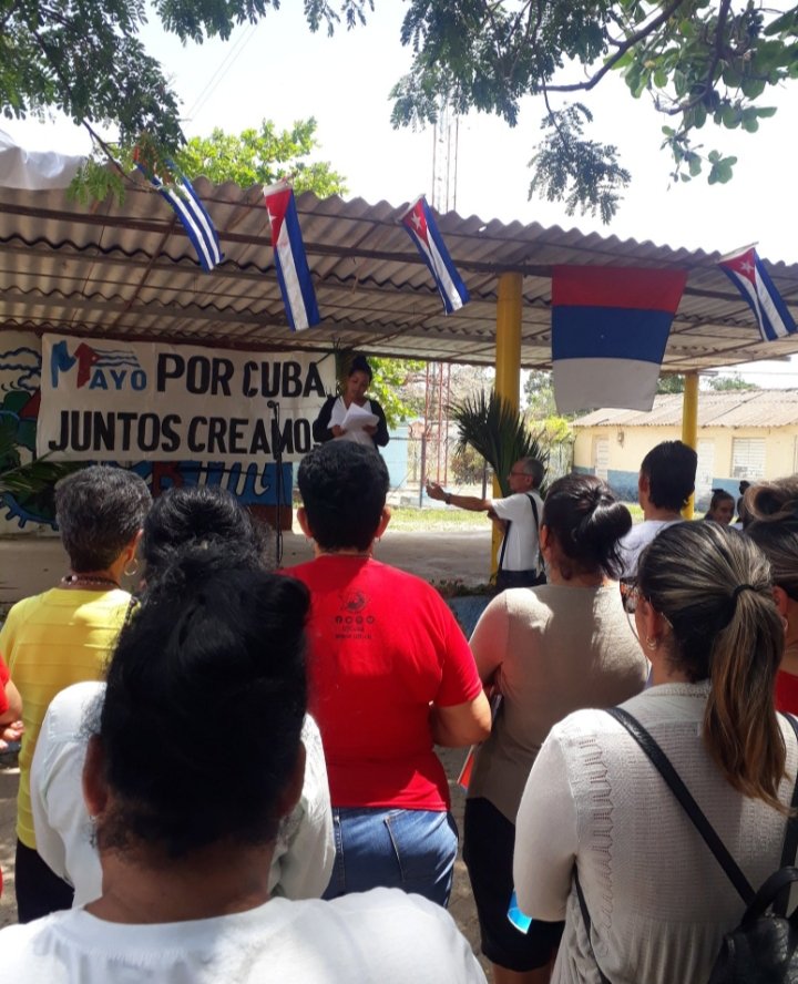 Agropecuarios destacan en celebración obrera en sureño poblado de El Jíbaro
