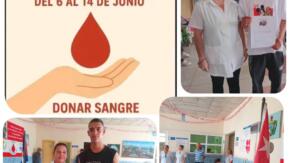 Cederistas espirituanos celebran jornada del donante voluntario de sangre