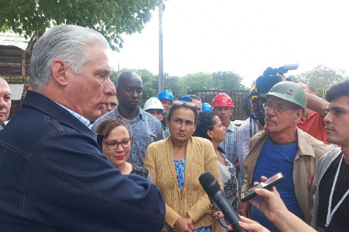 Recorre Díaz-Canel municipio de Puerto Padre, Las Tunas