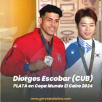 Diorges Escobar se “baña” de plata en Copa Mundial de Gimnasia Artística