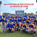 Gallitos frente a Leopardos por título del béisbol sub 18
