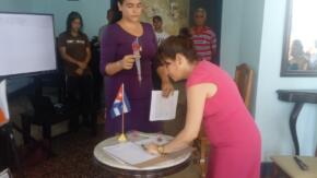Desarrollan proceso de entrega de responsabilidades en Fiscalía de Trinidad