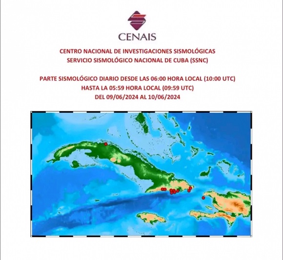 Reportan sismo perceptible en Santiago de Cuba