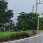 Tormenta local severa deja sin servicio eléctrico a toda la ciudad de Sancti Spíritus