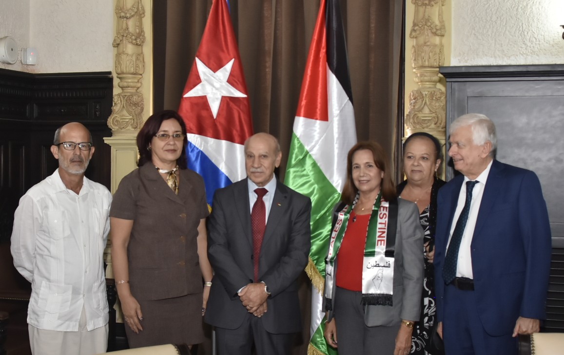 Catalogan a Cuba y Palestina como hermanos de lucha
