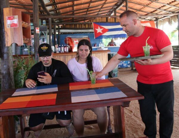 En el cordón Playa, en Trinidad, la Extrahotelera Palmares ha sumado iniciativas al servicio. Foto: Oscar Alfonso Sosa.