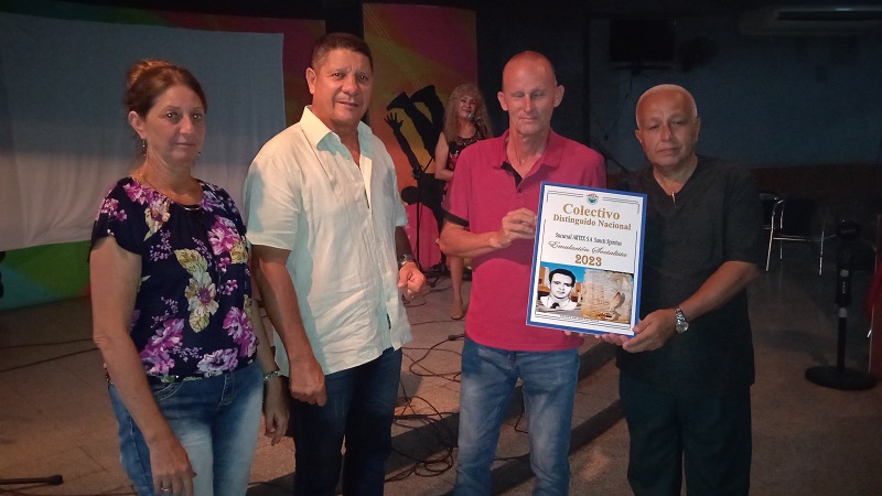 Sucursal ARTEX Sancti Spíritus, Colectivo distinguido nacional