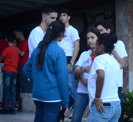 El palpitar del quehacer de la juventud está presente en los debates. Foto: Oscar Alfonso Sosa.