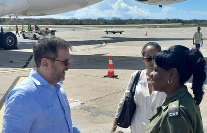 En Cuba primer envío de ayuda humanitaria desde Venezuela