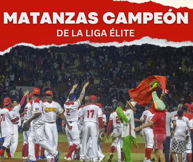 Matanzas, campeón de la II Liga Élite del Béisbol Cubano