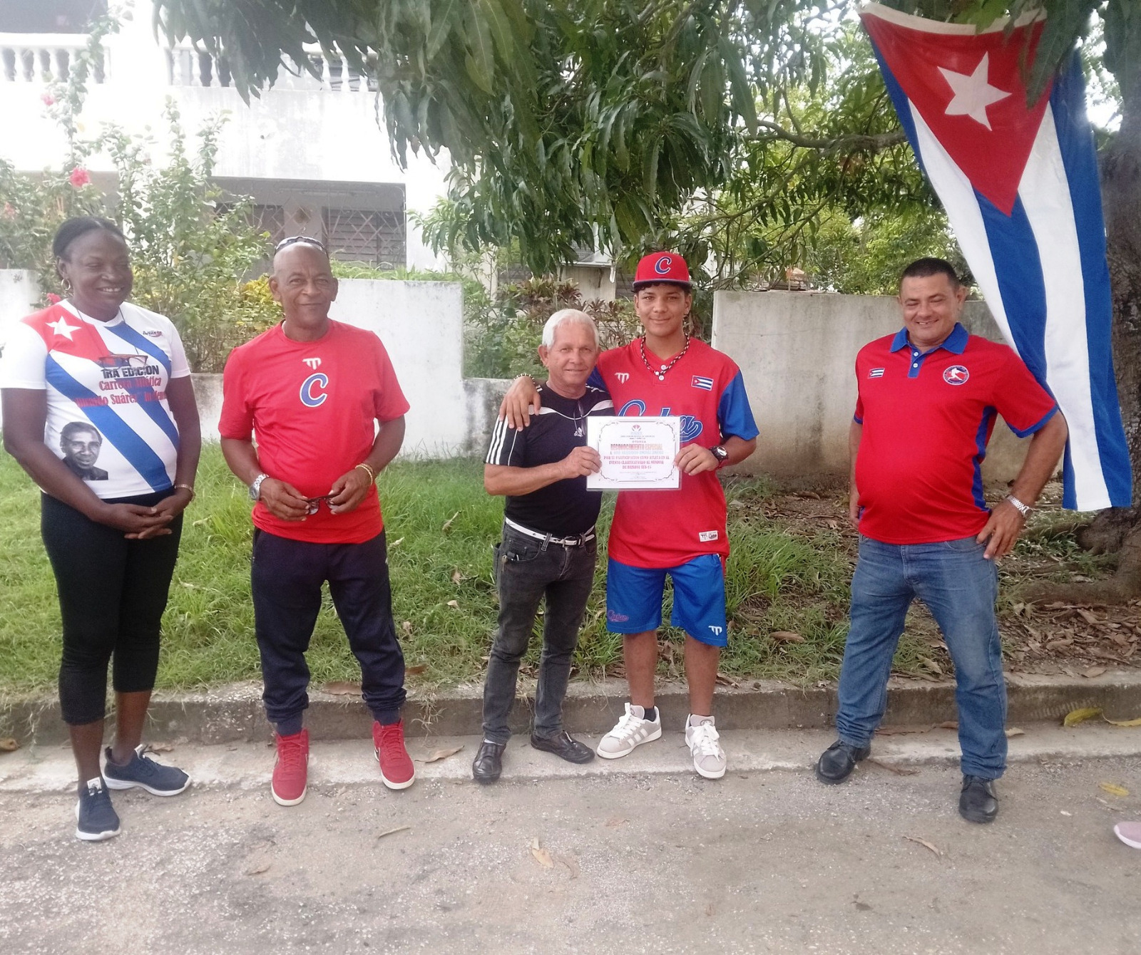 Reciben en Sancti Spíritus a peloteros campeones panamericanos sub 15