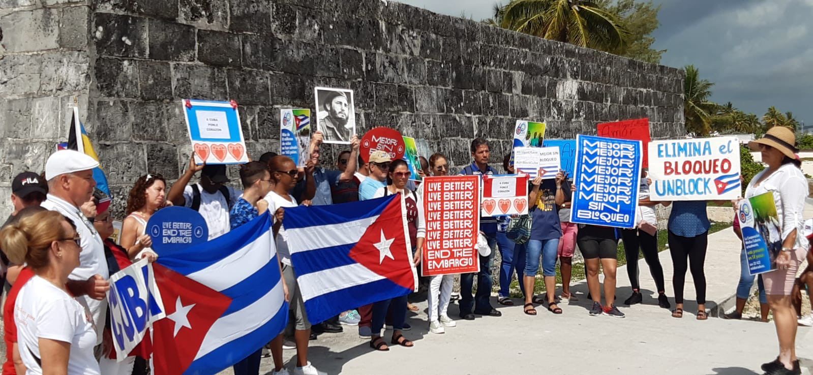 Domingo de solidaridad mundial contra el bloqueo de EEUU a Cuba