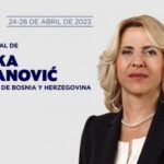 Arriba a Cuba presidenta de Bosnia y Herzegovina