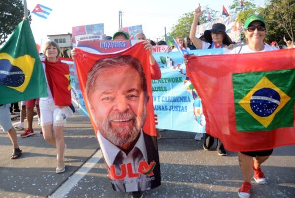 Desde Brasil, la solidaridad se hizo presente. Foto: Oscar Alfonso Sosa. 