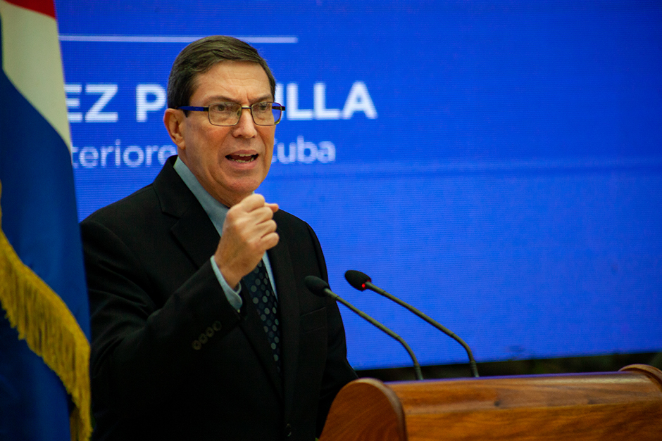 Rechaza canciller Bruno Rodríguez nuevas medidas de EEUU contra Cuba