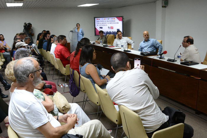 Ratifican apoyo a Cuba en encuentro internacional de solidaridad
