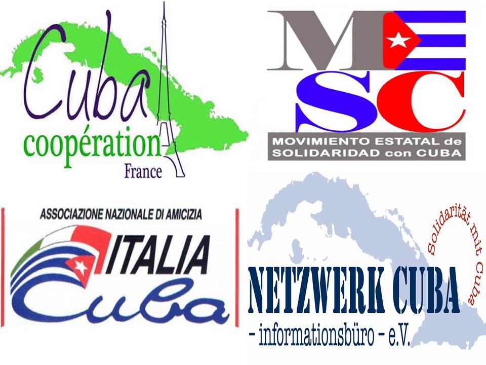 Organizaciones europeas perfilan Día Mundial contra el bloqueo a Cuba