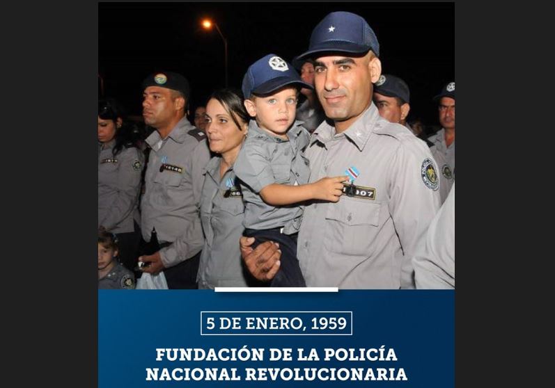 Reconoce presidente de Cuba labor de Policía Nacional Revolucionaria