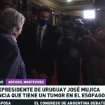 José Mujica anuncia que tiene un tumor en el esófago