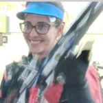 Rifle en mano espirituana Lisbet Hernández a la toma de Bakú