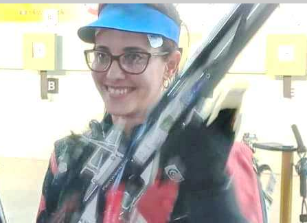 Rifle en mano espirituana Lisbet Hernández a la toma de Bakú