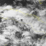 Pronostican lluvias fuertes e intensas en occidente y centro de Cuba