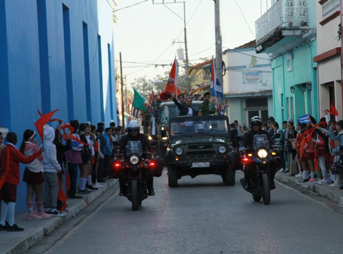 Caravana de la Libertad entró a Sancti Spíritus